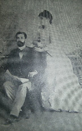Foto de Los abuelos Juan y Serafina, en agosto de 1892. 